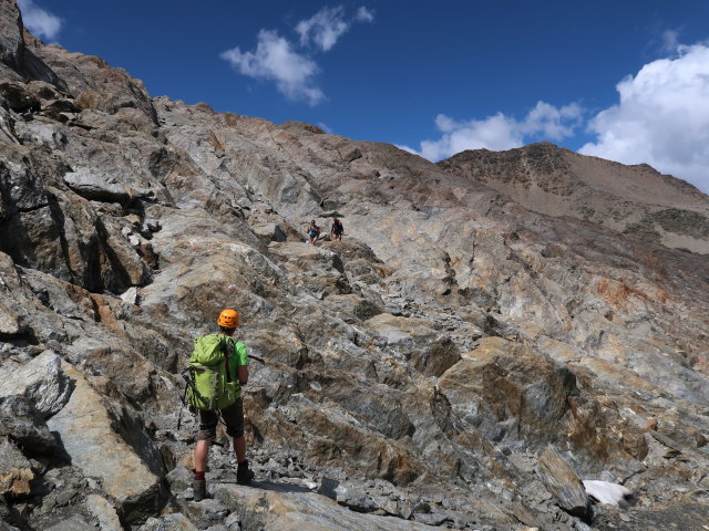 Aaron zwischen Similaunh&uuml;tte und Tisenjoch (20. Aug.)