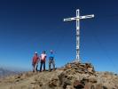 Ich, Ronald und Aaron am Similaun, 3.599 m (20. Aug.)