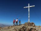 Ich, Ronald und Aaron am Similaun, 3.599 m (20. Aug.)