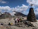 Ich, Ronald und Aaron bei der Eismann-Fundstelle, 3.216 m (20. Aug.)