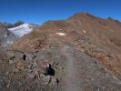 zwischen Mittlerer Guslarspitze und Hinterer Guslarspitze (21. Aug.)