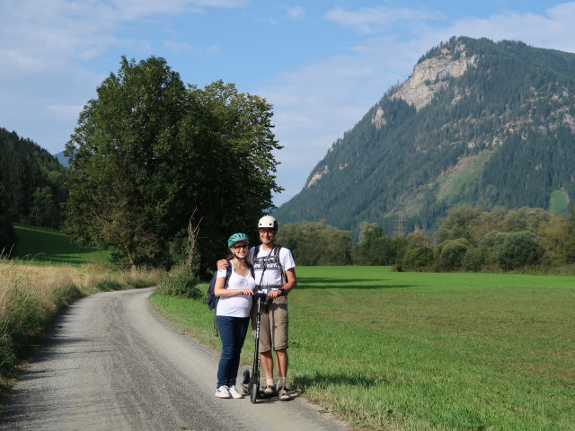 Sabine und ich zwischen Teufenbach und St. Lorenz bei Scheifling