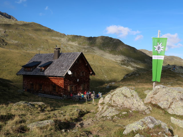 Feldnerhütte, 2.186 m (2. Sep.)