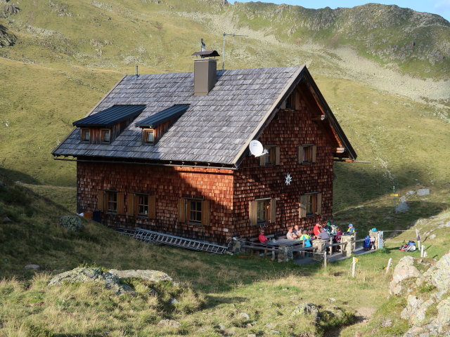 Feldnerhütte, 2.186 m (2. Sep.)