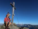 Ich und Larissa am Polinik, 2.784 m (2. Sep.)