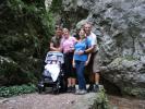 Marie, Eckart, Elisabeth, Sabine und ich in der Johannesbachklamm