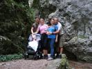 Marie, Eckart, Elisabeth, Sabine und ich in der Johannesbachklamm