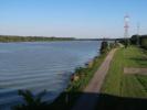 Donau von der Donaubrücke Traismauer aus