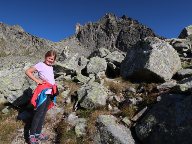 Stefanie zwischen Reißeckhütte und Hochkedl (9. Sep.)