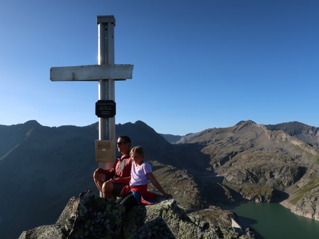 Ich und Stefanie am Hochkedl, 2.558 m (9. Sep.)