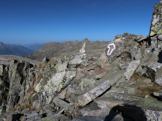 Reißeck-Höhenweg  in der Zwenberger Scharte (10. Sep.)