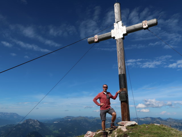 Ich auf der Tagweide, 2.128 m (17. Sep.)