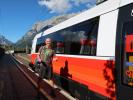 Frank im Bahnhof Pfarrwerfen, 528 m (15. Sep.)