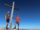 Frank und ich am Mittleren Streitmandl, 2.360 m (16. Sep.)