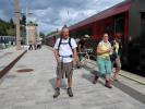 Erich im Bahnhof Semmering, 896 m