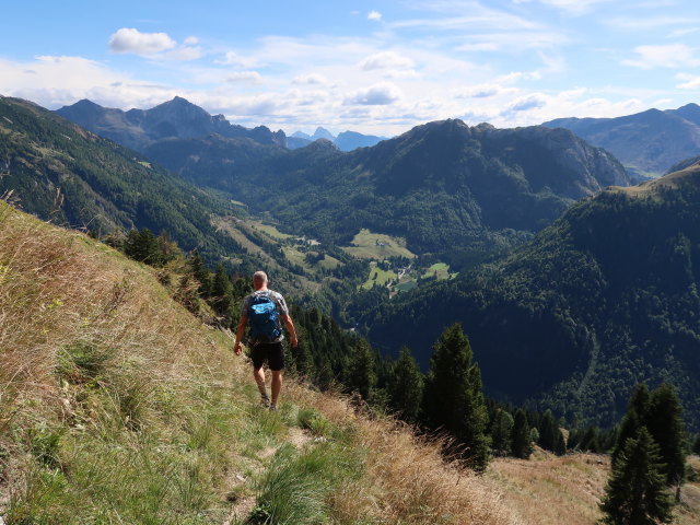 Frank zwischen Lamprechtkogel und Gasthof Valentinalm