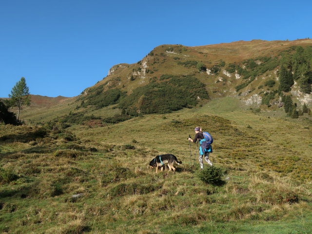 Sarah auf der Hinterkaseralm