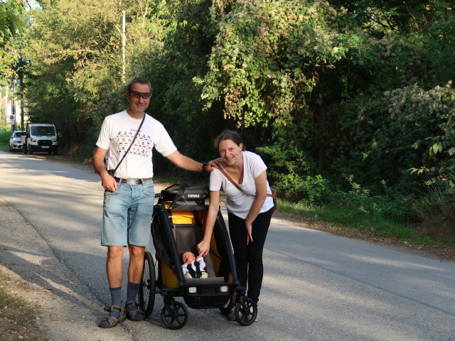 Ich, Nils und Sabine in der Alten Straße