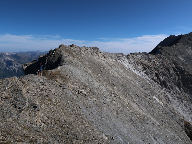 Ronald zwischen Großer Guglspitze und Hochfeind