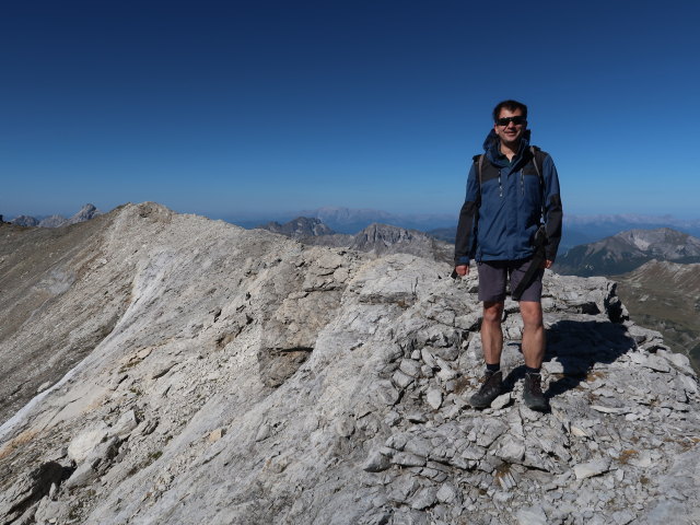 Ronald zwischen Hochfeind und Großer Guglspitze