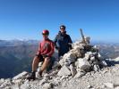 Ich und Ronald auf der Großen Guglspitze, 2.638 m