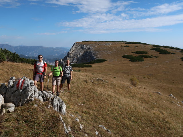 Ronald, Aaron und Frank zwischen Edelweißboden und Hochturm