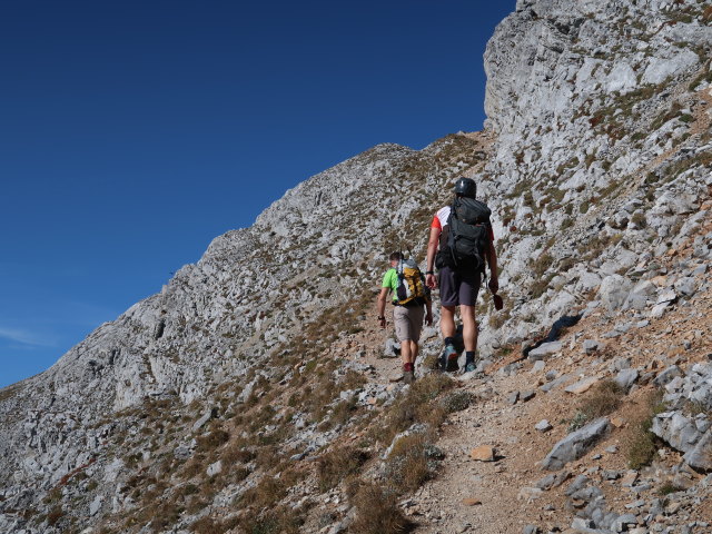 Aaron und Ronald zwischen Edelweißboden und Hochturm
