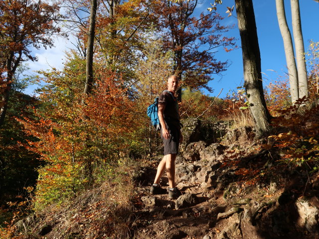 Frank am Jägersteig zwischen Glatzwiesensattel und Karlstein-Felskanzel