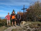 Ich, Frank und Mario auf der Hinteralm, 1.313 m