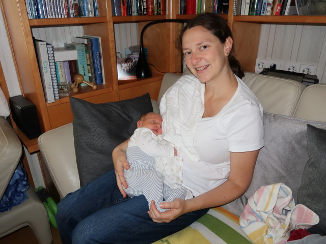 Nils und Sabine im Haus meiner Eltern