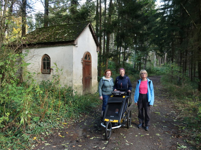 Brigitte, Nils, Sabine und Mama zwischen Grubtal und Pichler