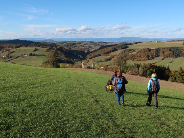 Sabine, Brigitte und Mama zwischen Kaiserkogel und Taubenstein