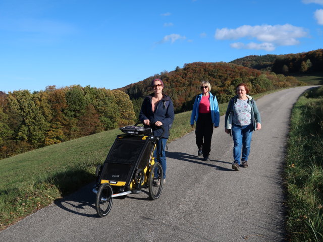 Nils, Sabine, Mama und Brigitte zwischen Taubenstein und Högerwies