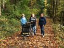 Mama, Nils, Brigitte und Sabine zwischen Grubtal und Pichler