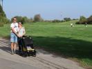 Ich, Sabine und Nils beim Golfclub Süßenbrunn (11. Okt.)