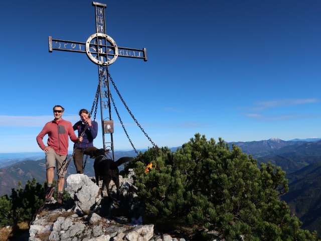 Ich und Bernadette auf der Stumpfmauer, 1.770 m