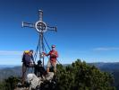 Bernadette und ich auf der Stumpfmauer, 1.770 m