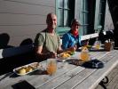 Frank und Carmen bei der Hainfelder Hütte, 922 m