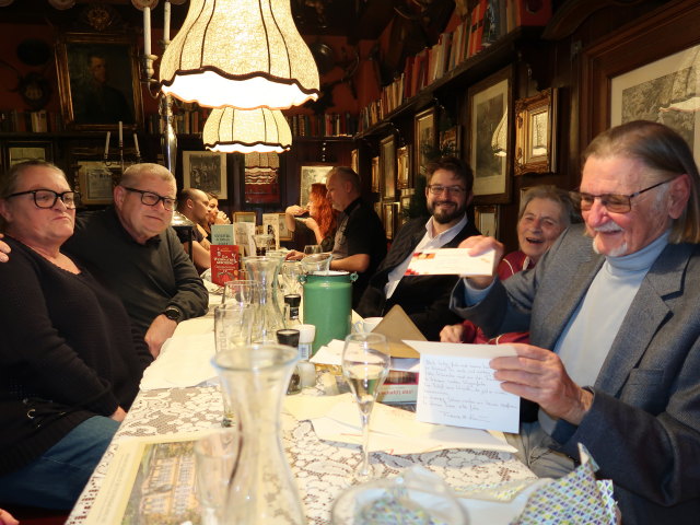 Karin, Franz, Markus, Oma und Papa im Marchfelderhof