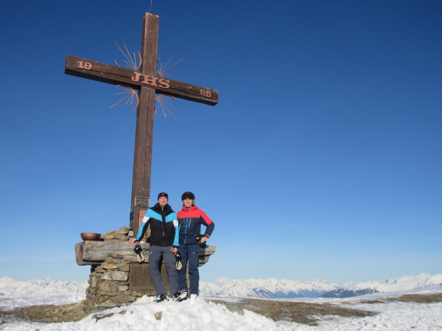Frank und ich Schönjöchl, 2.491 m (17.Dez.)