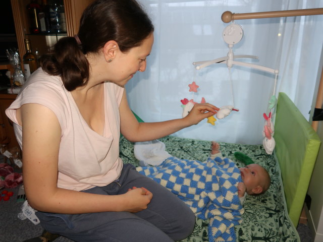 Sabine und Nils in unserer Wohnung (23. Dez.)