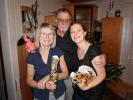 Mama, Papa und Sabine im Haus meiner Eltern (24. Dez.)