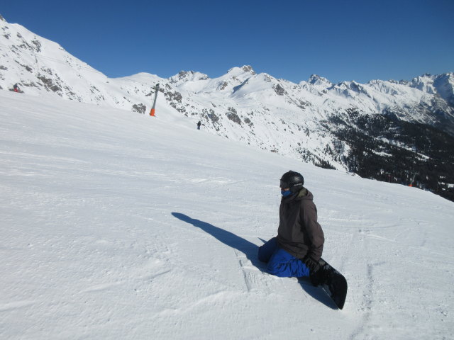 Markus auf der Gstanspiste (13. J&auml;n.)