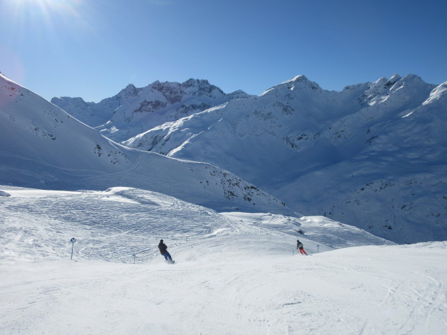 Markus auf der Riffelkarpiste (13. J&auml;n.)