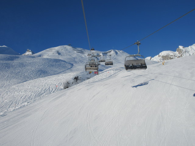 Piste 'Hohe Standard' von der Seekopfbahn aus (14. J&auml;n.)