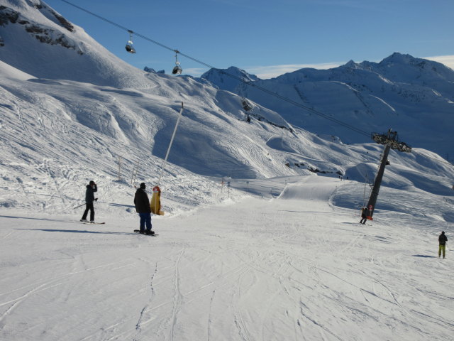 Ronald und Markus auf der Familienabfahrt (14. J&auml;n.)
