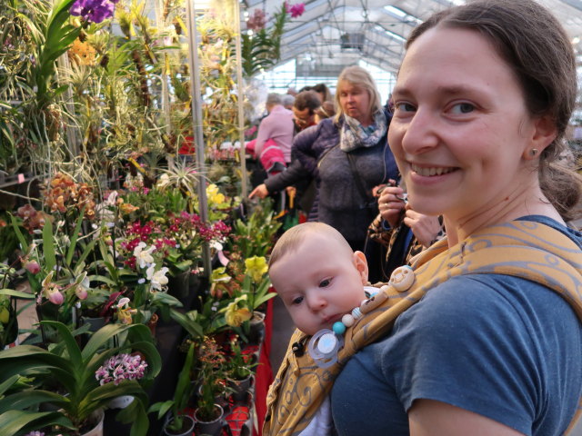 Nils und Sabine in den Blumeng&auml;rten Hirschstetten