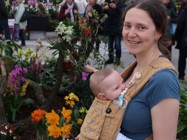 Nils und Sabine in den Blumeng&auml;rten Hirschstetten