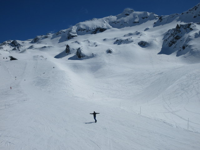 Markus auf der Piste Genepi (16. M&auml;rz)