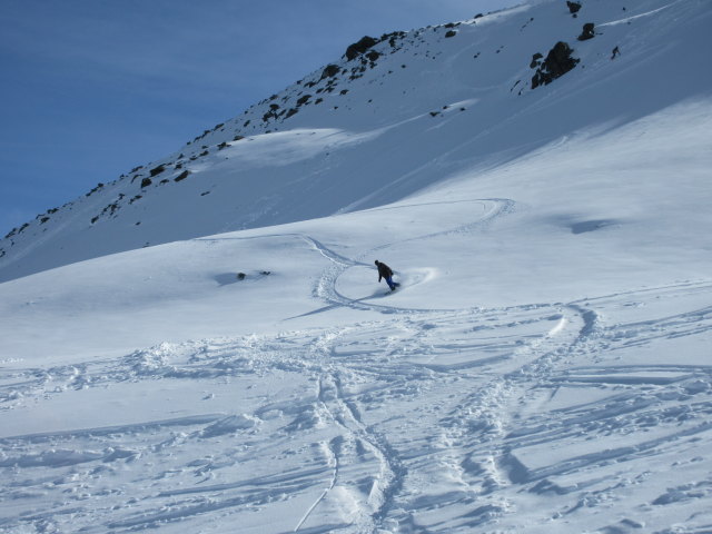 Markus neben der Piste Campagnol (19. M&auml;rz)